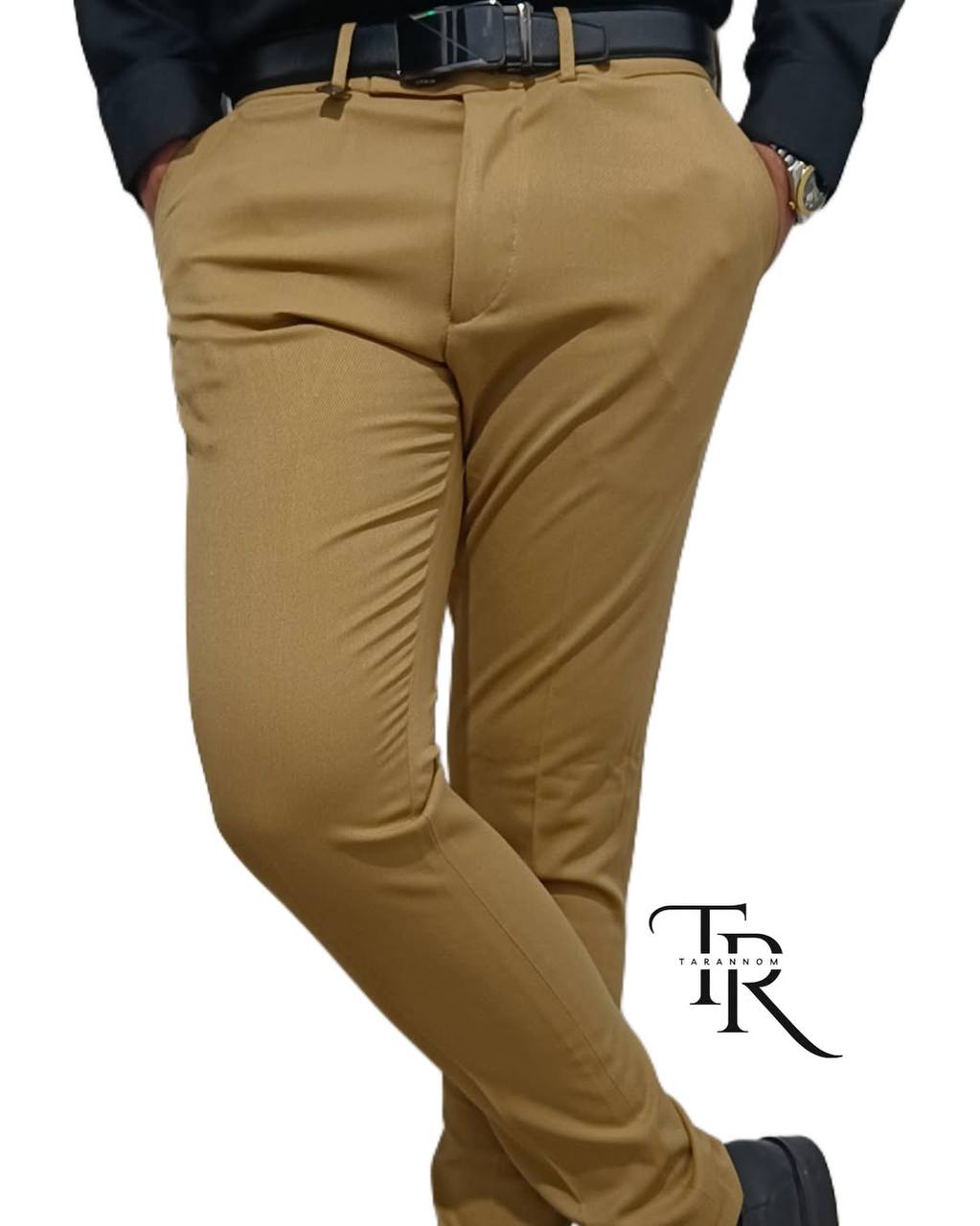 پارچه کج راه ترک دور کش اسلیم فیت  ۴ رنگی سایز بندی ۴۴ تا ۵۲